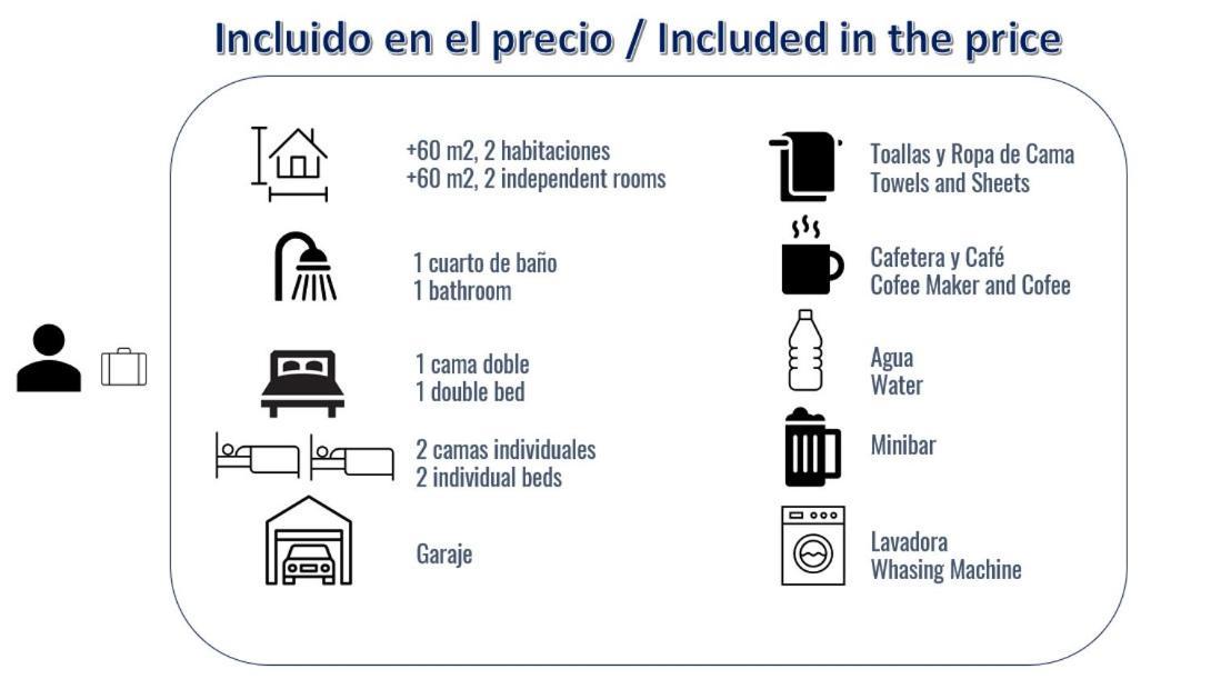 Apartamento Grande, 2 Dormitorios, Garaje Gratis Madrid Eksteriør bilde